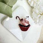 Kardan Adamlı Pembe Cupcake Broş