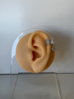 Kelebek Damla Sallantılı Silver Earcuff