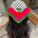 Kiraz Desenli Bandana