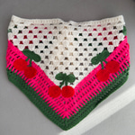 Kiraz Desenli Bandana