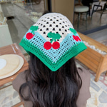 Kiraz Desenli Bandana