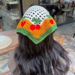 Kiraz Desenli Bandana