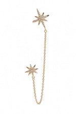 Kutup Yıldızı Zincirli Earcuff