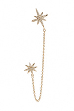 Kutup Yıldızı Zincirli Earcuff