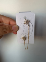 Kutup Yıldızı Zincirli Earcuff