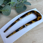 Leopar Desenli Büyük Saç Pini