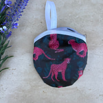 Leopar Desenli Yelpaze