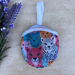 Leopar Desenli Yelpaze