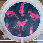 Leopar Desenli Yelpaze