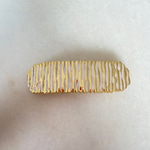 Mineli Çizgili Gold Metal Otomatik Toka 