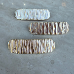 Mineli Çizgili Gold Metal Otomatik Toka 