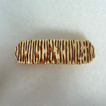 Mineli Çizgili Gold Metal Otomatik Toka 