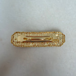 Mineli Çizgili Gold Metal Otomatik Toka 