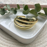 MNG Dalga Form Gold Kelepçe