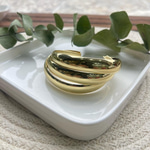 MNG Dalga Form Gold Kelepçe