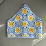 Papatya Desenli Bandana
