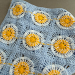 Papatya Desenli Bandana
