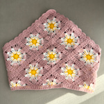 Papatya Desenli Bandana