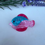 Pembe Balık Model sedefli Kemik Toka