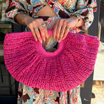 Pembe Yelpaze Çanta