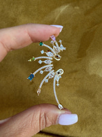 Renkli Taşlı Earcuff