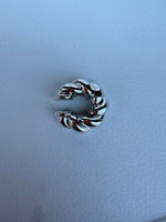Silver Burgu C Earcuff