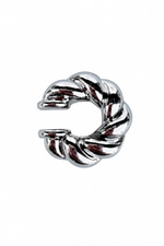 Silver Burgu C Earcuff