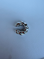 Silver Burgu C Earcuff