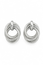 Silver Halo Küpe