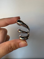 Silver Üç Sıra Earcuff