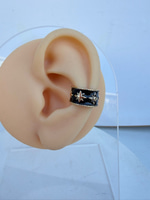 Siyah Mineli Kutup Yıldızı Earcuff