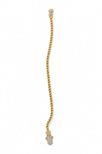 Taş Klipsli Burgu Model Bileklik (17+2 cm)