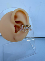 Taş Sallantılı Gold Earcuff