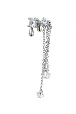 Taş Sallantılı Silver earcuff