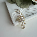 Taşlı Gold Earcuff