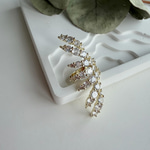 Taşlı Gold Earcuff