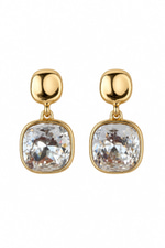 Taşlı Gold Küpe