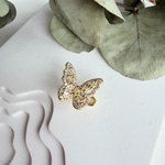 Taşlı Kelebek Earcuff