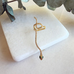 Taşlı Yılanlı Şık Earcuff