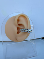 Top Silver C Earcuff