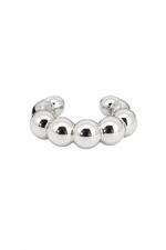 Top Silver C Earcuff