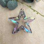 Yıldız Mandal Toka (Hologramlı Füme)