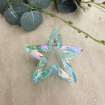 Yıldız Mandal Toka (Hologramlı Yeşil)