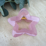 Yıldız Model Kemik Mandal Toka (Pembe)