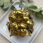 ZR Çiçek Desenli Gold Bileklik
