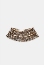 ZR Taşlı Metal Choker Kolye