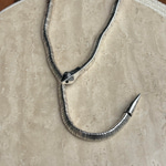 ZR Yılan Desenli Kolye (Silver)