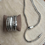 ZR Yılan Desenli Kolye (Silver)