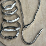 ZR Yılan Desenli Kolye (Silver)