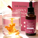 Raw Material Lugol Solüsyon 1000 İyot Damlası 30 ml | % 0,8 İyot & %1,6 Potasyum İyodür |